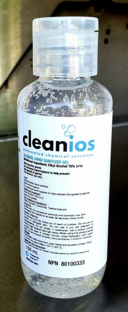 Alcohol Hand Sanitizers- image of bottle