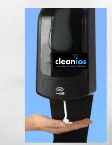 Touch Free Dispensers-image showing touch free use.