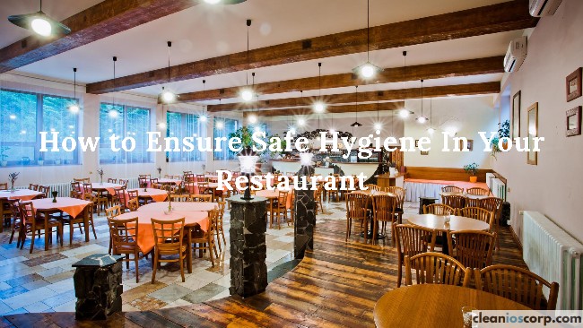 Hygiene At Your Restaurant- Image of a clean empty restaurant