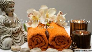 Spa Centers-Image of two orange towels in a spa setting