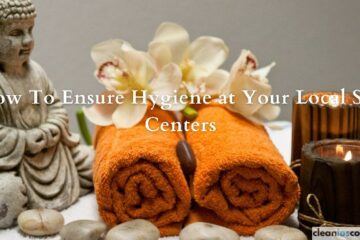 Spa Centers-Image of two orange towels in a spa setting