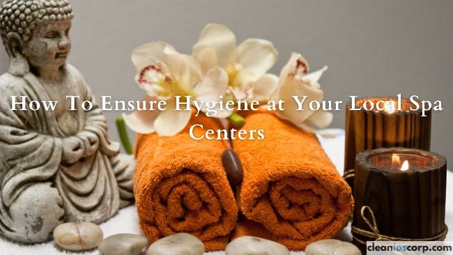 Spa Centers-Image of two orange towels in a spa setting